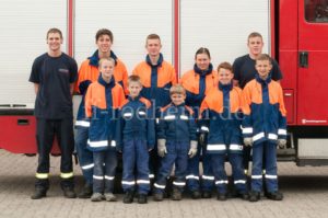 Gruppenfoto der Jugendfeuerwehr Rodheim