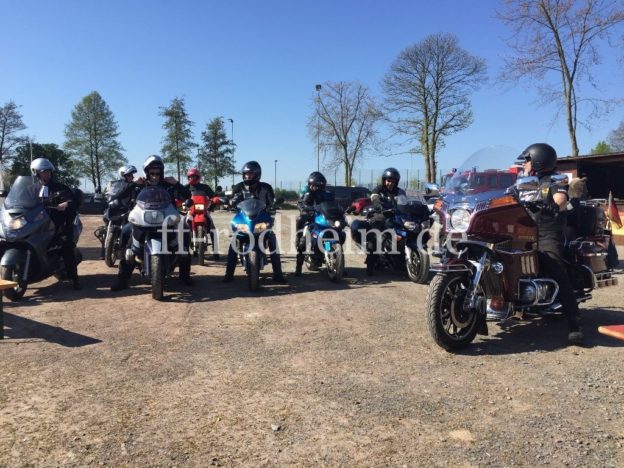 Motorradkolonne