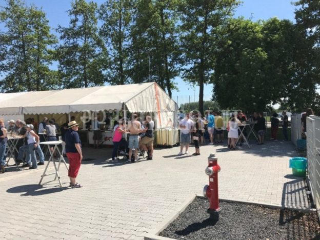 Besucher am Vatertag