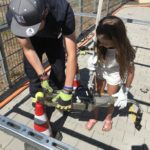 Geschicklichkeitsspiel mit Hydraulik Spreizer