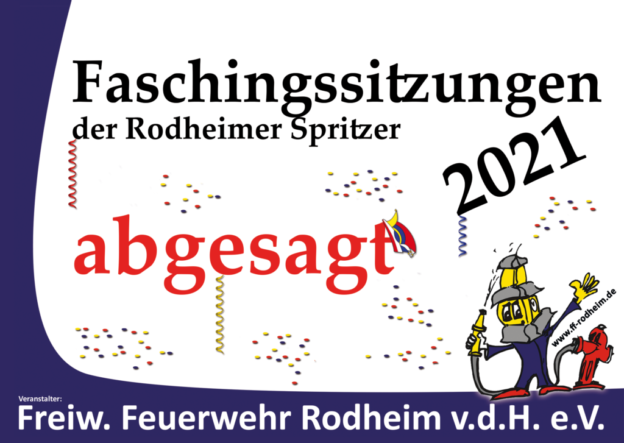 Absage Faschingssitzungen